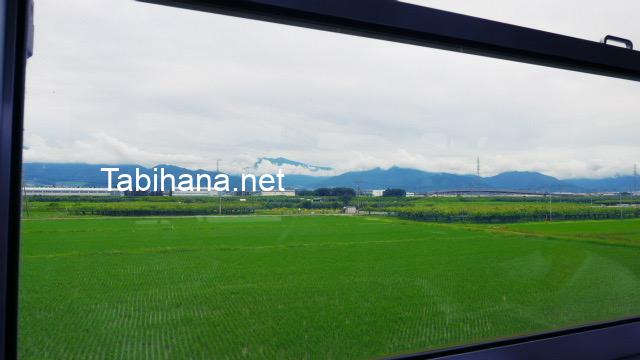 新幹線からの景色